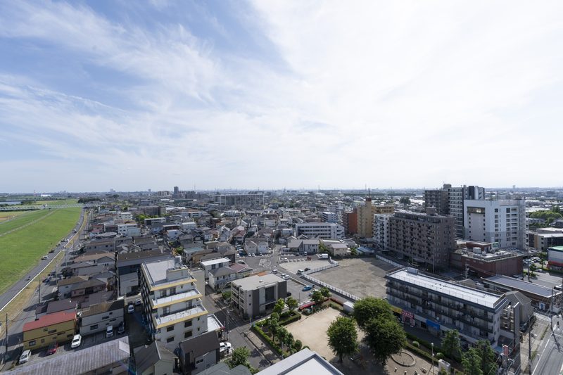 三郷市のまちなみ