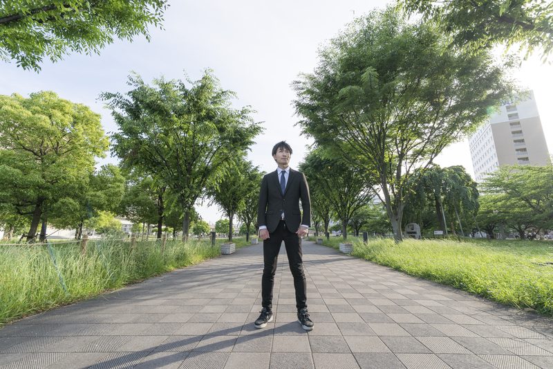 三郷中央の並木道