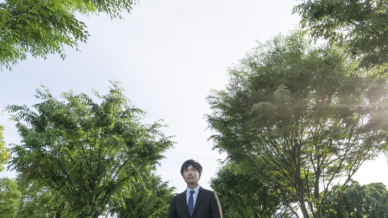 三郷中央の並木道